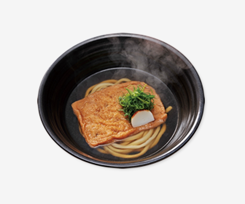 純生きつねのおうどん<br />
2人前