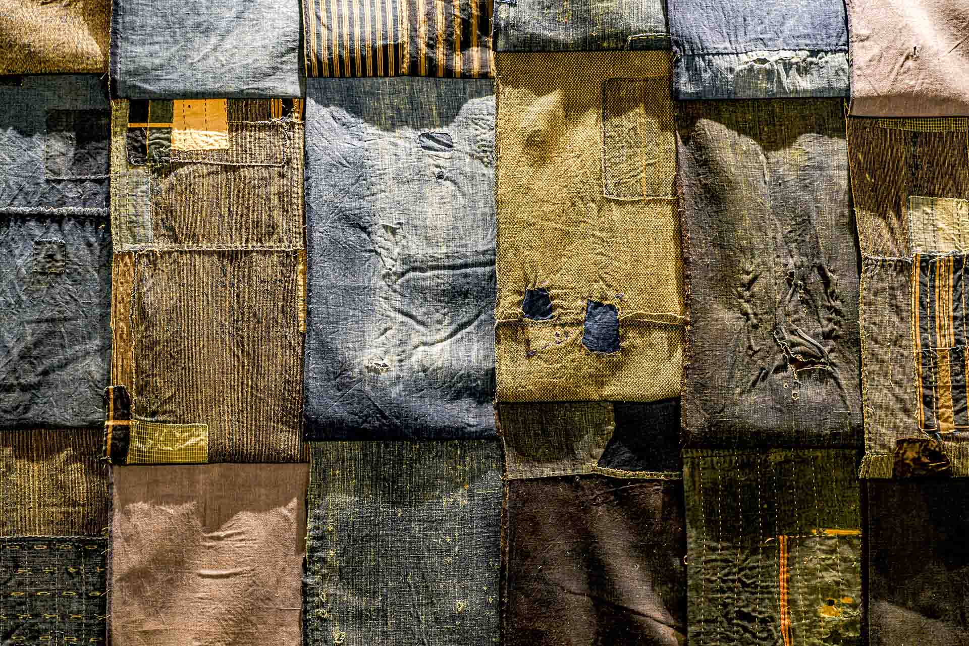 Denim Wall Closeup