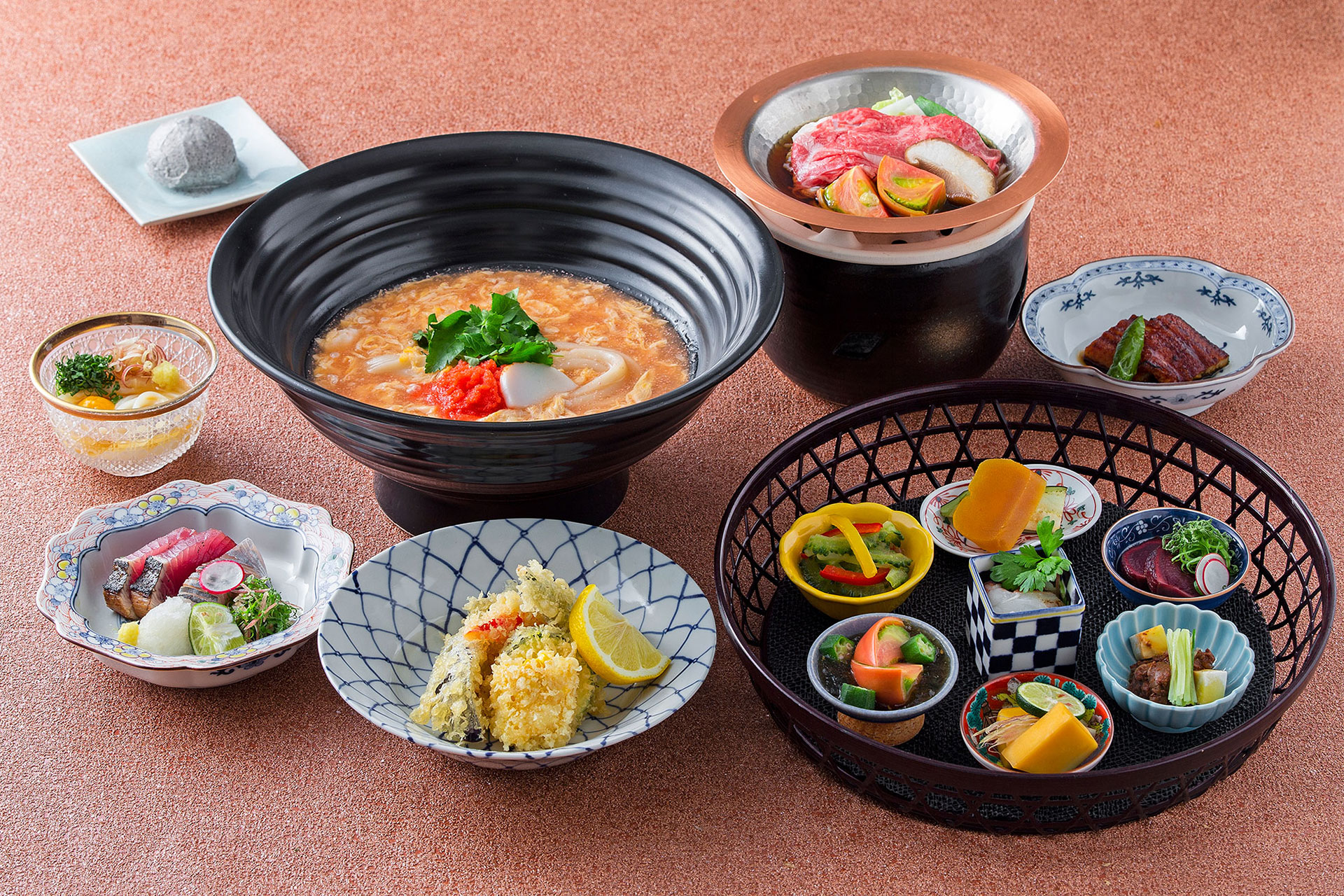 宴会メニュー 麺匠の心つくし つるとんたん 公式