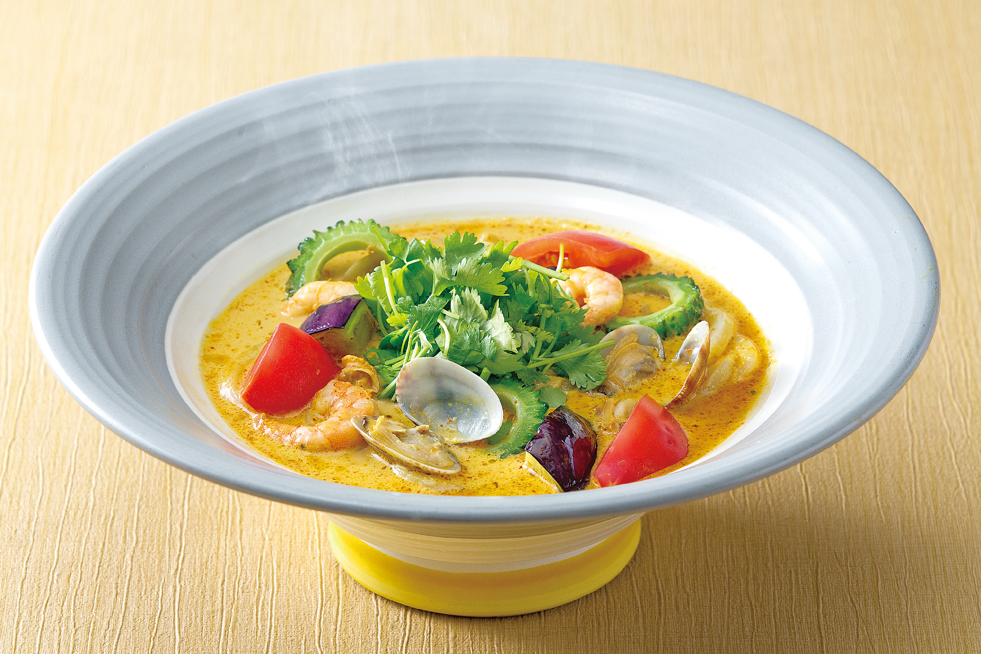 海鮮バターカレーのおうどん