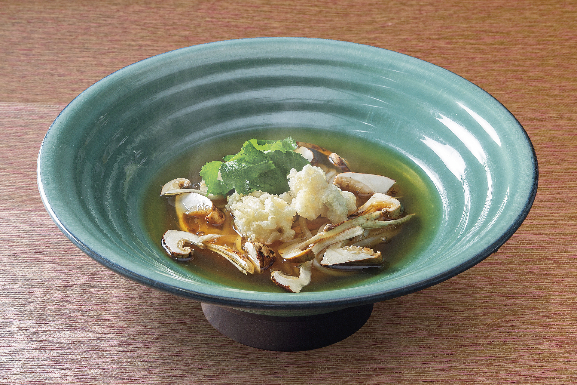 松茸餡かけのおうどん