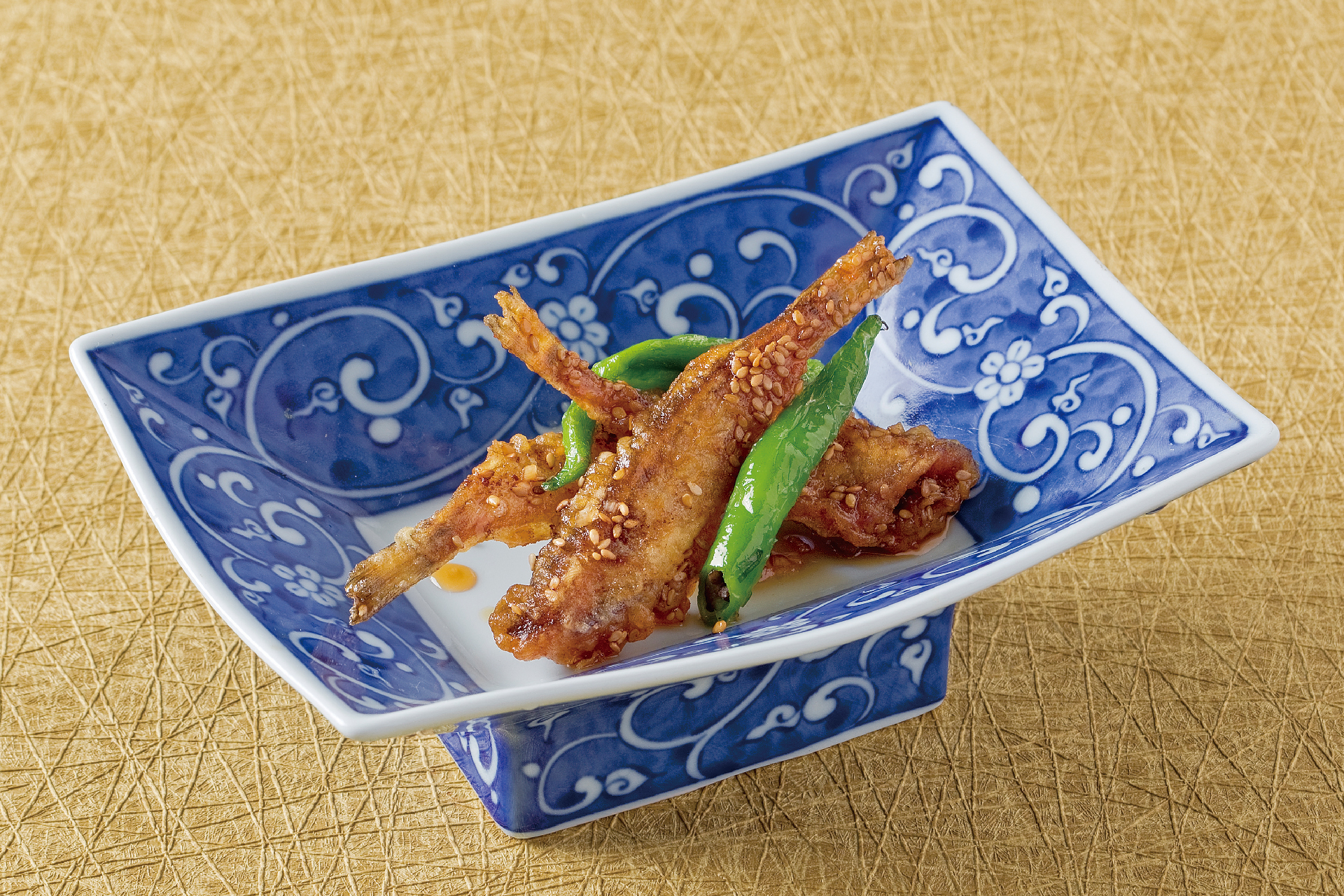 ハタハタの甘辛香り揚げ