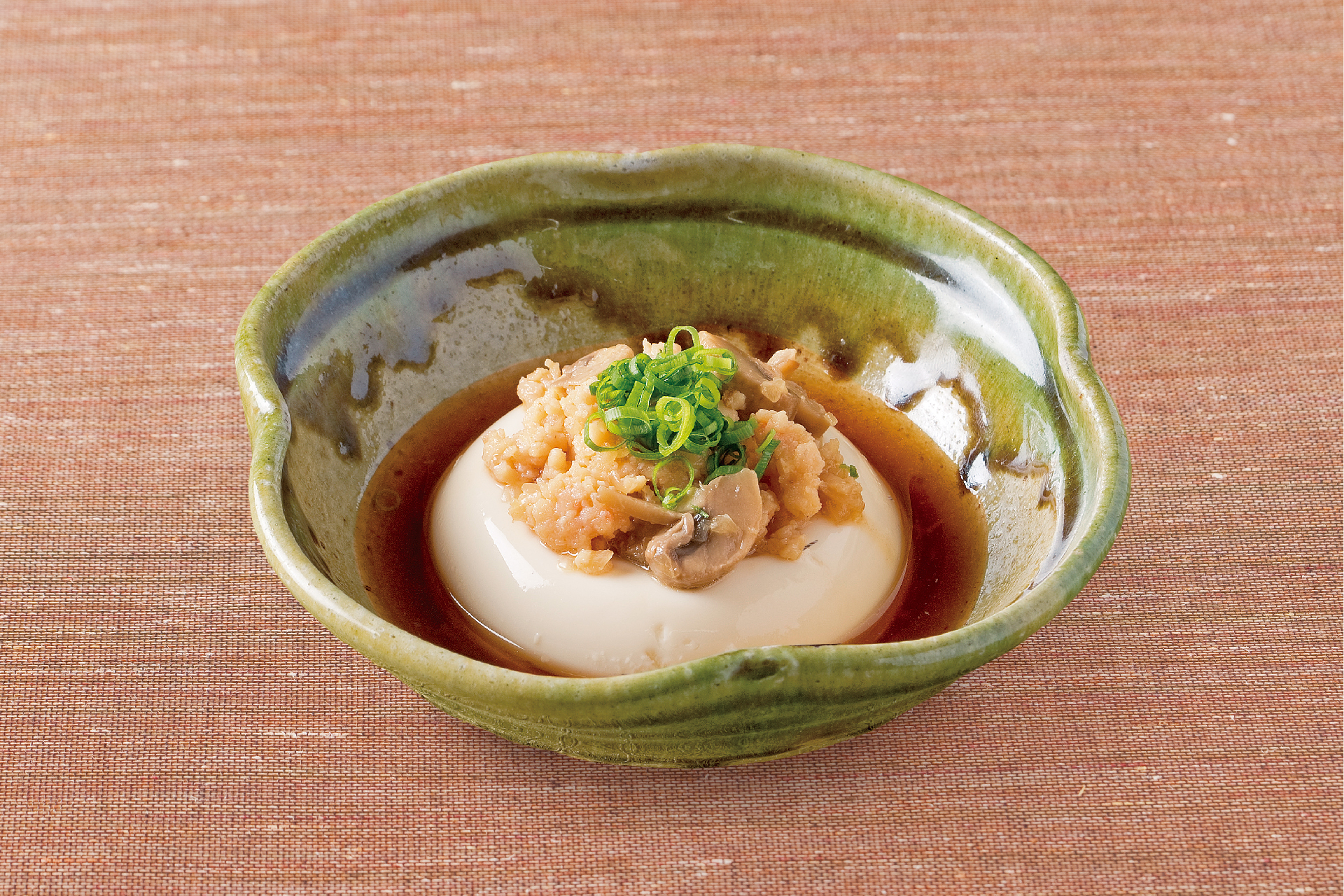 海老そぼろ餡かけ　とろみ豆腐