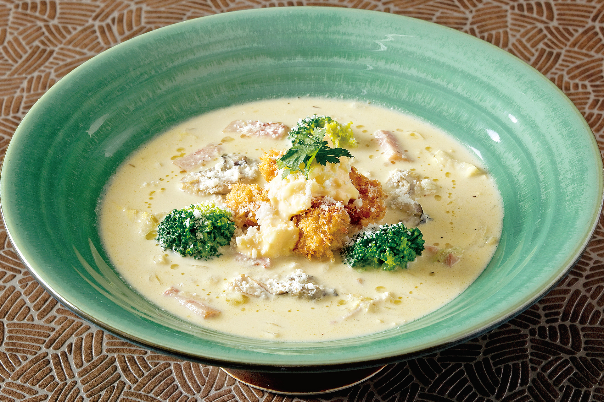 25冬_うどん_牡蠣三昧 ミルククリームのおうどん