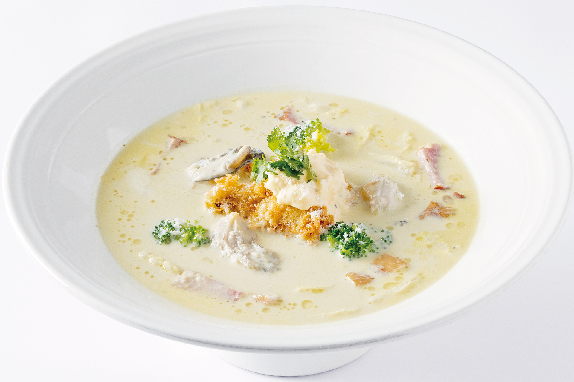 ミルククリームのおうどん