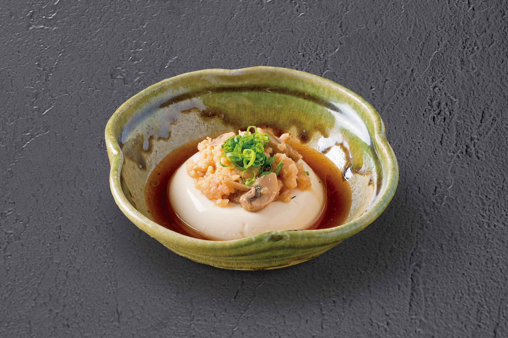 海老そぼろ餡かけ　とろみ豆腐